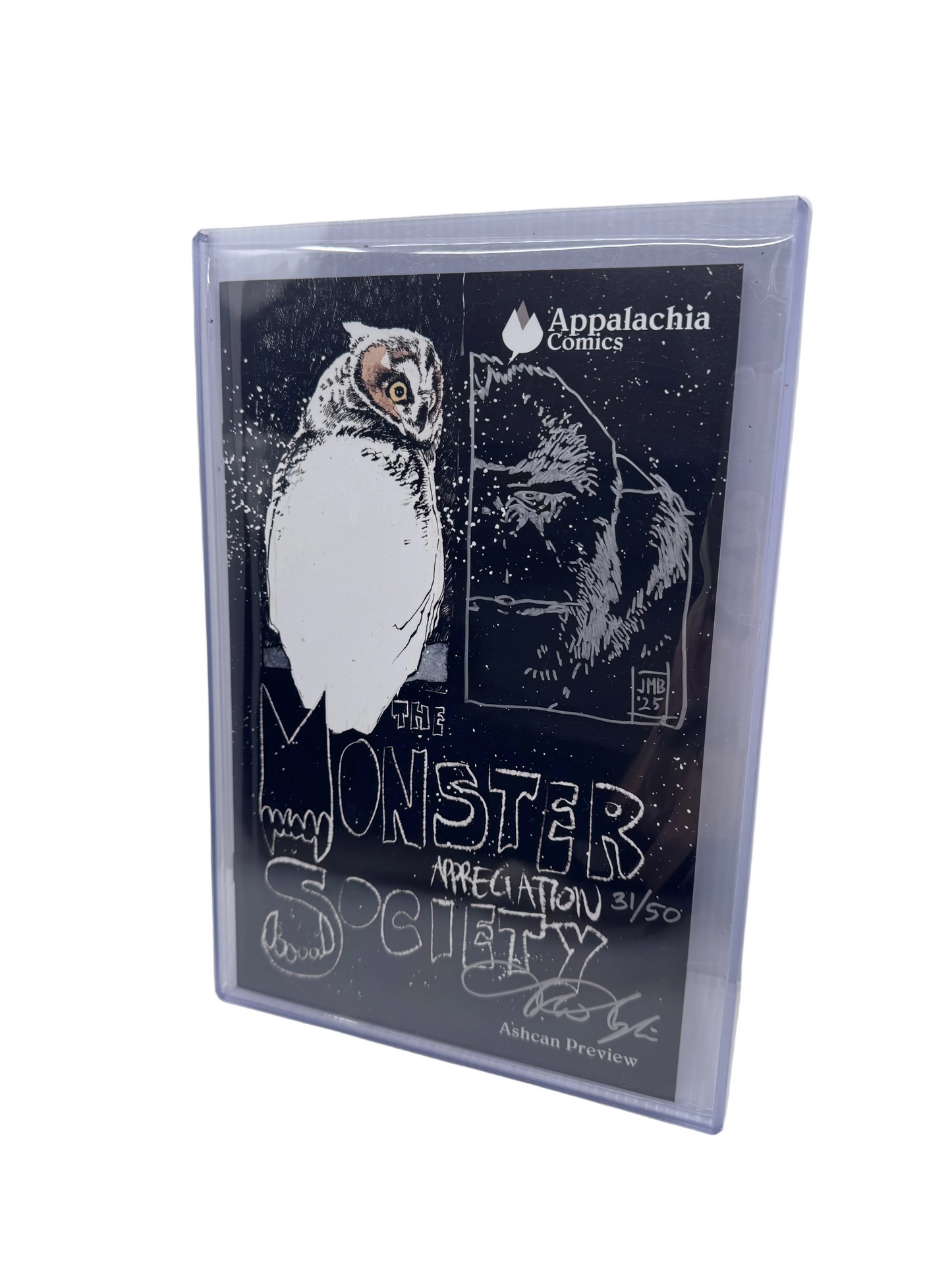 Signed & Remarqued Monster Appreciation Society Ashcan: Limited Edition